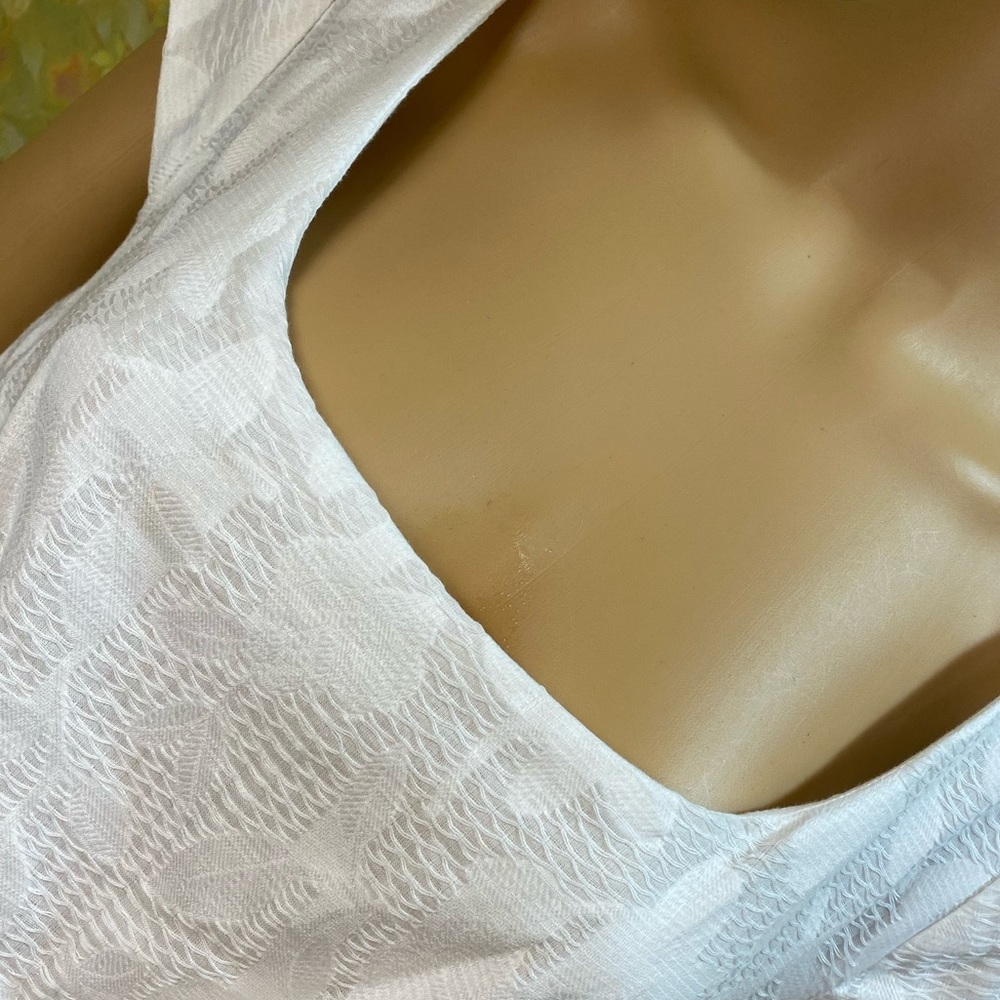 Danny & Nicole Textured Cotton Dress - Picture 2 of 12